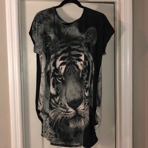 Tiger T-shirt dress